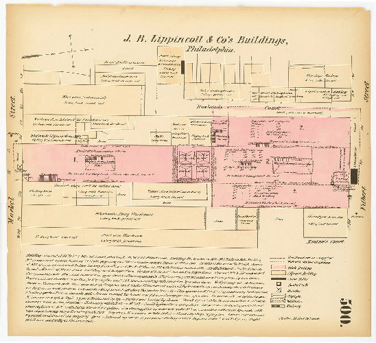 J.B. Lippincott & Co.'s Buildings, Hexamer General Surveys, Volume 6