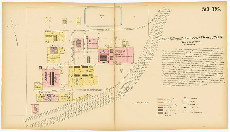William Butcher Steel Works of Philadelphia, Hexamer General Surveys, Volume 6