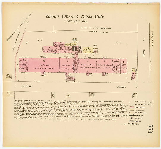 Edward Atkinson's Cotton Mills, Hexamer General Surveys, Volume 6