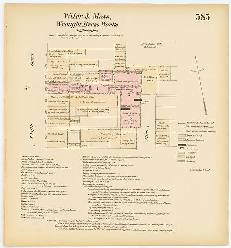 Wiler & Moss Wrought Brass Works, Hexamer General Surveys, Volume 7