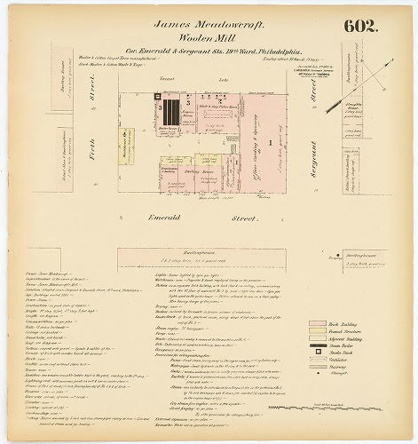James Meadowcroft Woolen Mill, Hexamer General Surveys, Volume 7