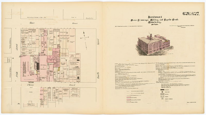 Horstmann's Dress Trimmings, Military and Regalia Goods Manufactory, Hexamer General Surveys, Volume 7