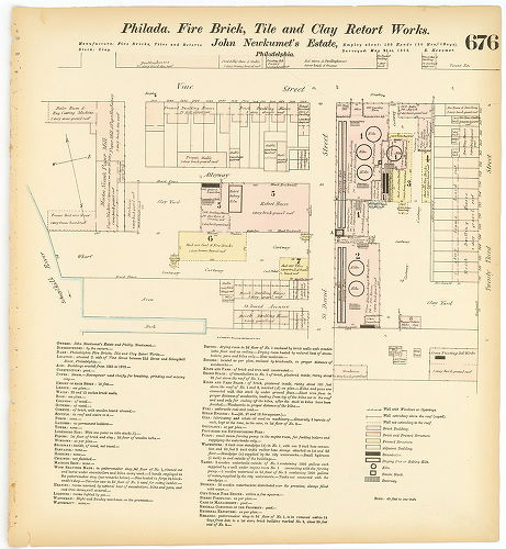 Philadelphia Fire Brick, Tile and Clay Retort Works, Hexamer General Surveys, Volume 8