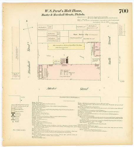 W.S. Perot's Malt House, Hexamer General Surveys, Volume 8