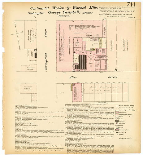 Continental Woolen & Worsted Mills, Hexamer General Surveys, Volume 8