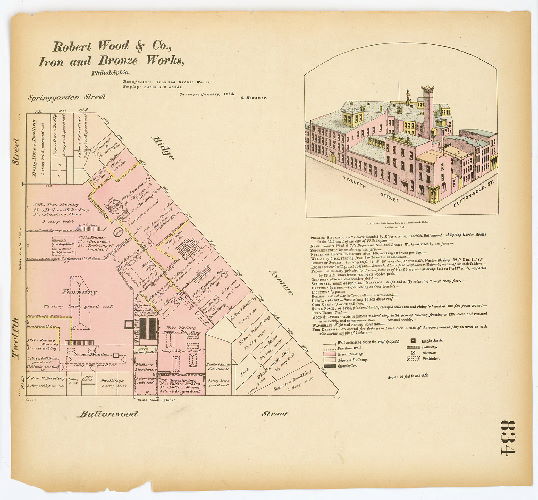 Robert Wood & Co. Decorative Iron and Bronze Works, Hexamer General Surveys, Volume 9