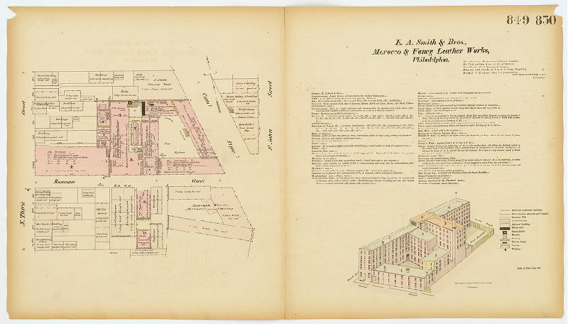 Smith, E.A. & Brothers Morocco & Fancy Leather Works, Hexamer General Surveys, Volume 9