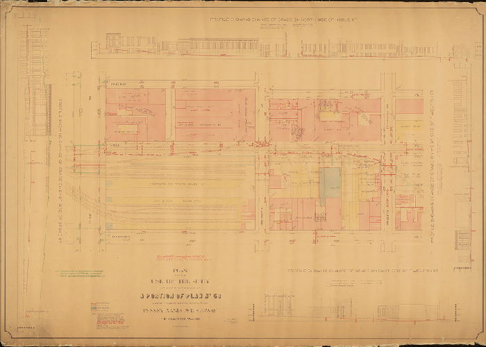 Plan, Plan for the use of the jury in the matter of the revision of a portion of Plan No. 58 made necessary by the construction of the Pennsylvania Ave. Subway. Fifteenth Ward, Philadelphia