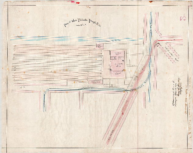 Plan, Plan of West Philada. Pass'r Sta. [Approved April 3, 1876]
