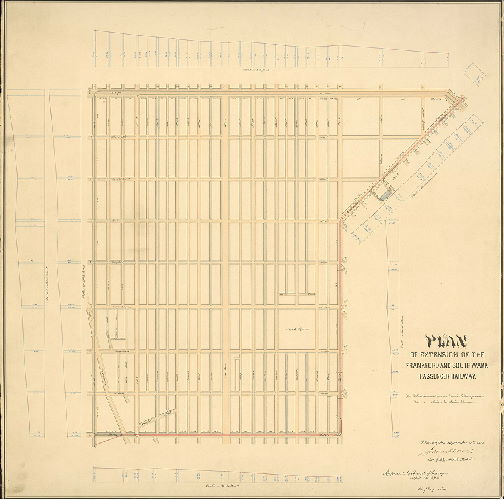 Plan, Plan of extension of the Frankford and Southwark Passenger Railway [Approved by Board of Surveyors Sept. 15, 1873]