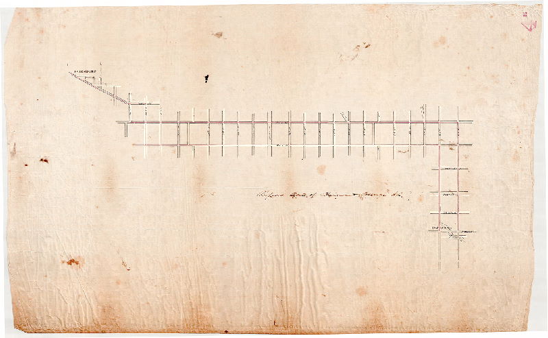 Plan, Proposed route of the Fairmount Passenger R.R.