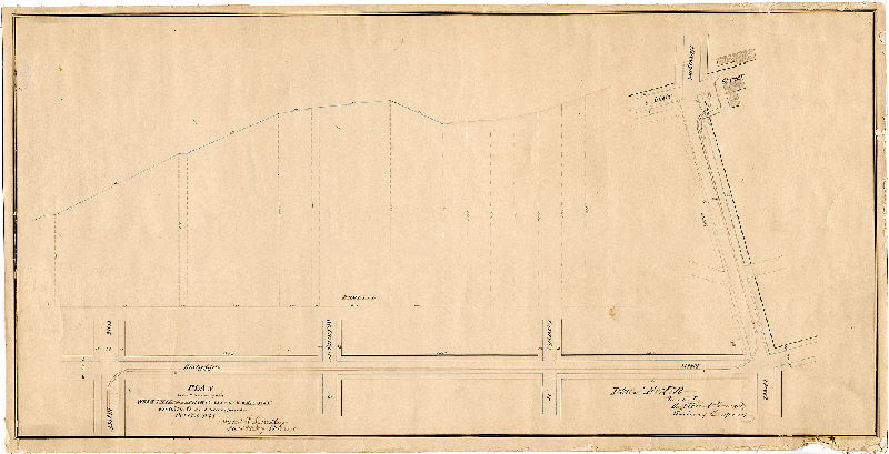 Plan, Plan for the extension of the West Philadelphia Passenger Rail-Way on 65th St. and Haverford St.
