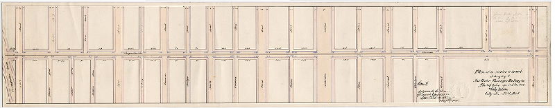 Plan, Plan of a section of track belonging to the Union Passenger Railway Co. [Approved by Board of Surveyors April 17, 1882]