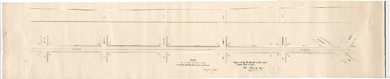 Plan, Plan of the proposed extension of the Citizen's Passenger Railway Company. [Approved June 2, 1873] 