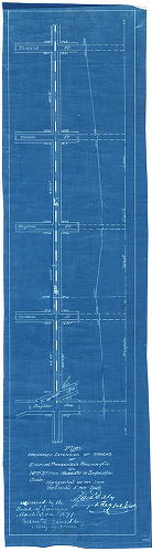 Plan, Plan of extension of tracks of Empire Passenger Railway Co. on 16th St. from Morris St. to Snyder Ave. 