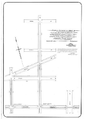 Plan, Plan of extension of tracks on Jackson St. from Broad to Sixteenth Street, on Fifteenth St. from Jackson to Mifflin Street, and on Sixteenth St. from Jackson to Snyder Avenue, for Philadelphia Traction Company in the Twenty-sixth Ward, Philadelphia [Approved by Board of Surveyors Oct. 23, 1893]