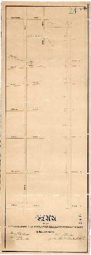 Plan, Plan of the Philadelphia and Trenton Railroad Company's Road on Howard Street. James P. Davis, Sur. & Reg. 6th Dist., John F. Wolf, Sur. & Reg. 5th Dist. Approved December 1, 1862