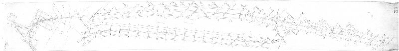 Plan, [No title. From Railroad Plan Index (City Archives Record Group 90.14), p. 354: "Tracing showing Connecting R.R. & right-of-way"]