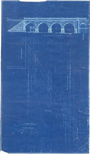 Plan, Proposed arch across Girard Avenue, Phila, on line of Connecting Railway