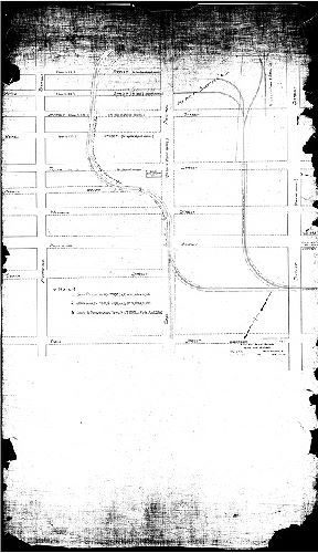 Plan, Connecting Ry., P.T. Div. Frankford Street Branch, Erie Ave. siding, Ward 45, Philadelphia, Pa.