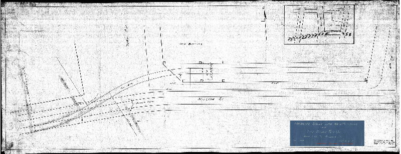 Plan, Proposed siding into new building for the Acme Tea Co., York Ave. & Willow St. [Approved July 11, 1907]