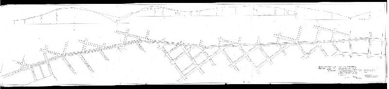Plan, Plan of the extension of the double track of the West Philad'a. Passenger Railway Company on Baltimore Avenue from 42nd to 60th St., 27th Ward Philad'a. [ Survey returned June 19, 1890 and approved by Board of Surveyors June 23, 1890]