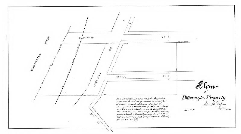 Plan, Plan of Bilbrough's Property