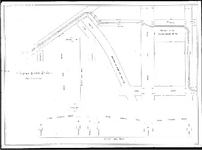 Plan, Lehigh Avenue Ry. Co., temporary tracks [On reverse: "Copy for Survey Bureau"]