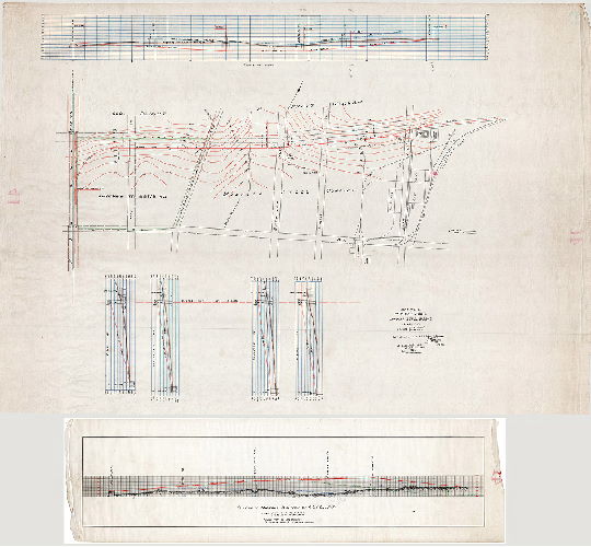 Plan, Map and profile of proposed siding to Midvale Steel Works, P.G.&C.H.R.R. [Philadelphia, Germantown & Chestnut Hill Railroad]. Approved J. T. Richards, A.C. Engineer, P.R.R. [Attachment: Profile of Midvale Branch, P.G.&C.H.R.R. [Philadelphia, Germantown & Chestnut Hill Railroad] 