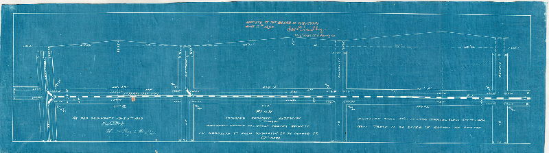 Plan, Plan showing proposed extension of tracks of Marshall Street Passenger Railway Company on Randolph St. from Thompson St.. to Oxford St., 17th Ward [Ordinance June 2, 1890; approved by Board of Surveyors June 16, 1890]