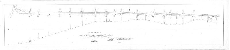 Plan, Plan and profile of tracks. Twenty-second St. and Allegheny Avenue Passenger Railway Co. [Ordinance June 19, 1880; approved by Board of Surveyors July 7, 1890]