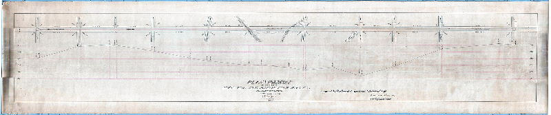 Plan, Plan and profile of tracks of Chelton [Chelten] Ave. Passenger R.W. Co. from Pulaski Ave. to Chew St. [Approved by Board of Surveyors Oct. 6, 1890]