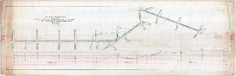 Plan, Plan and profile of tracks of Chelton [Chelten] Ave. Passenger R.W. Co. from Chew St. to Limekiln Turnpike via Chelton Ave., Stenton Ave. and Haines St. [Approved by Board of Surveyors Oct. 6, 1890]