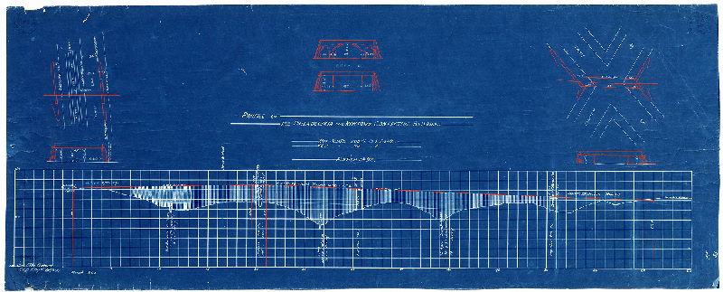 Plan, Profile of the Philadelphia and Newtown Connecting Railroad