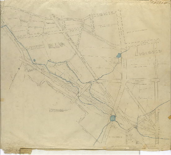 Plan (alternate image), February 2, 1946. Registry Division, [Bur.] of Eng. Sur. & Zon. [Dept.] of Public Works. L-46-6. [Plan of property in East Falls, including that of John and James Dobson] 