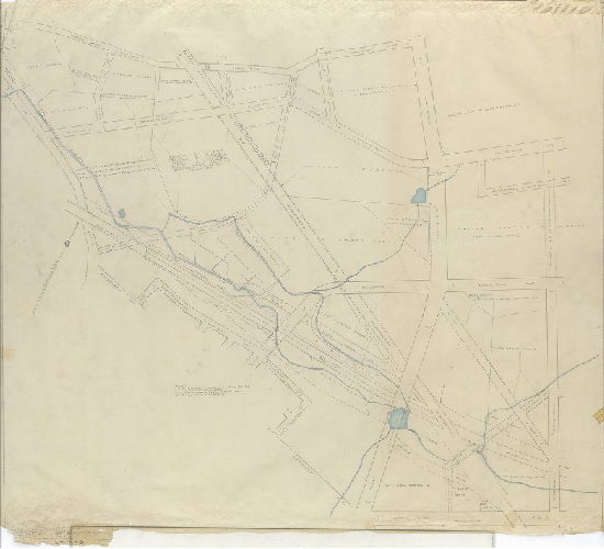 Plan, February 2, 1946. Registry Division, [Bur.] of Eng. Sur. & Zon. [Dept.] of Public Works. L-46-6. [Plan of property in East Falls, including that of John and James Dobson] 