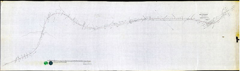 Plan (alternate image), Plan of grounds occupied by the West Philadelphia Railroad [Copy made in 1896] 