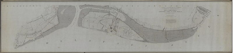 Plan, U.S. Coast and Geodetic Survey. T. C. Mendenhall, Superintendent. Philadelphia. Greenwich Point to Fort Mifflin Topographical survey by R. M. Bache, Assistant. August 5th to November 4th, 1891. Scale 1:2400 