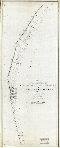 Plan (alternate image), Sheet No. 3. U.S. Coast and Geodetic Survey. Waterfront of the City of Philadelphia from Susquehanna Avenue to Market Street. Surveyed under the direction of R. M. Bache, Assistant, by Neville B. Craig in December 1888 and January 1889. Scale 1:1200 