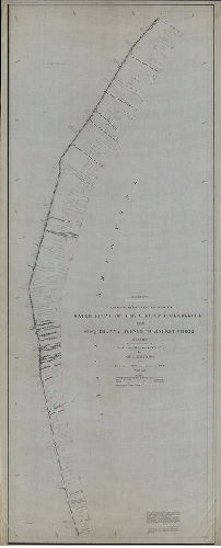 Plan, Sheet No. 3. U.S. Coast and Geodetic Survey. Waterfront of the City of Philadelphia from Susquehanna Avenue to Market Street. Surveyed under the direction of R. M. Bache, Assistant, by Neville B. Craig in December 1888 and January 1889. Scale 1:1200 