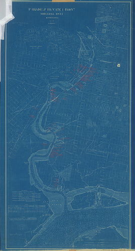Plan, Philadelphia Water Front. Schuylkill River, Pennsylvania. Published Feb. 1891. T. C. Mendenhall, Superintendent. Verified: B. A. Colonna, assistant in charge of Office. Price 50 cents. 