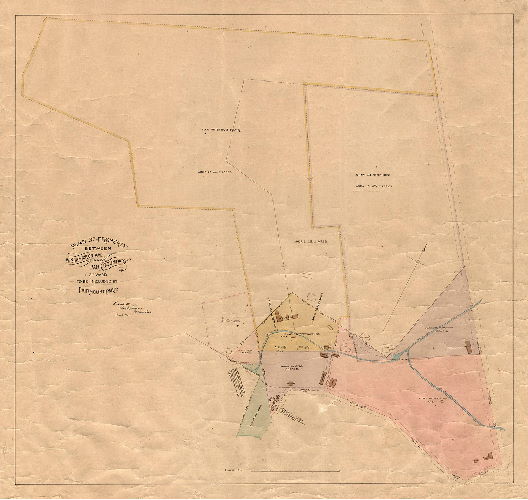 Plan, Plan of property between Wissahickon Ave. and Park Boundary, 21st Ward, to be included in Fairmount Park. Russell Thayer, Chief Engineer & Supt, Fairmount Park, March 1889.
