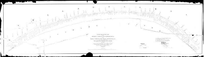 Plan, Pierhead and bulkhead lines for the westerly shore of the Delaware River from Moore Street to Otis Street, Philadelphia, Pa., as recommended by the Philadelphia Harbor Line Board appointed for the establishment of harbor lines of the Port of Philadelphia....January 1891