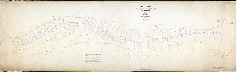 Plan (alternate image), Sheet No. 2. Isodynamic lines at time of maximum velocity of ebb, surveyed in May, June & July 1886. 