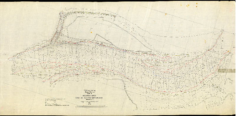 Plan (alternate image), U. S. Coast Survey. Benjamin Peirce, Supt. Section II. Delaware River from Fort Mifflin to Gloucester Pt. Pennsylvania. By the party in charge of F. F. Ness, Asst. 1871. Scale 1:5000. 