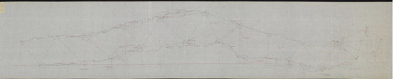Plan, [Handwritten title on reverse: "Triangulation of the Delaware River from Coast Survey notes - 1883"]