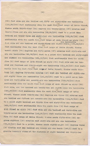 p. 7, ZZ. Report of Commission to ascertain boundary lines between Philadelphia and Delaware Counties. Filed Jan. 20, 1905
