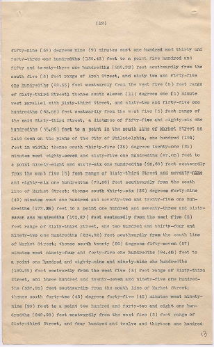 p. 13, ZZ. Report of Commission to ascertain boundary lines between Philadelphia and Delaware Counties. Filed Jan. 20, 1905