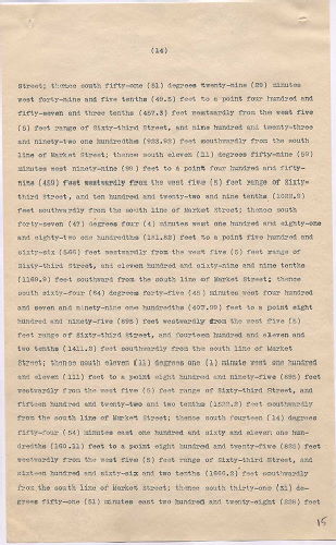 p. 15, ZZ. Report of Commission to ascertain boundary lines between Philadelphia and Delaware Counties. Filed Jan. 20, 1905