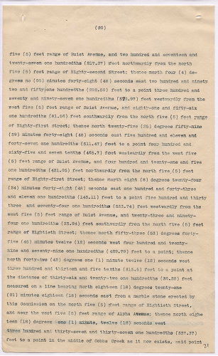 p. 21, ZZ. Report of Commission to ascertain boundary lines between Philadelphia and Delaware Counties. Filed Jan. 20, 1905